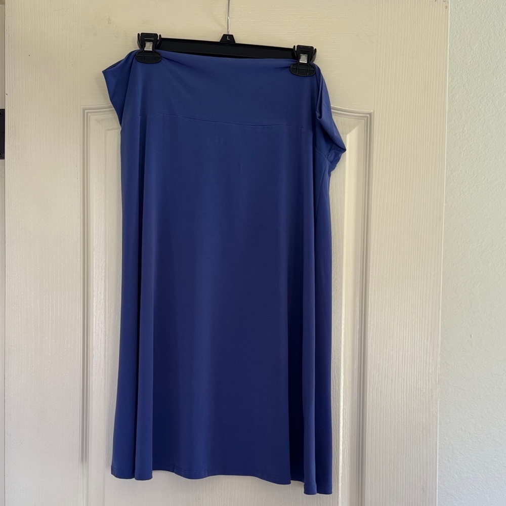 LuLaRoe periwinkle purple azure A-Line Skirt
